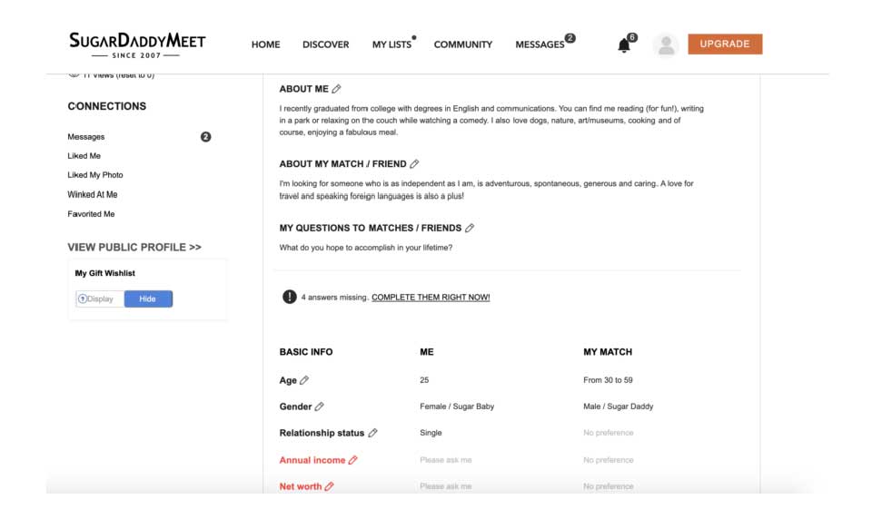 Alternativas para SugarDaddyMeet